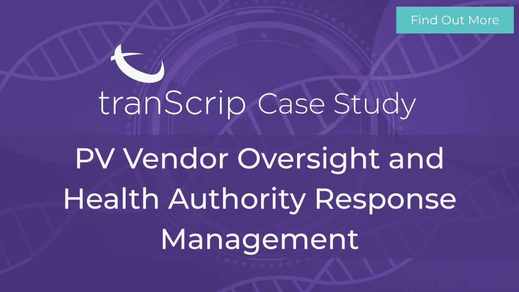 PV Vendor Oversight and Health Authority Response Management
