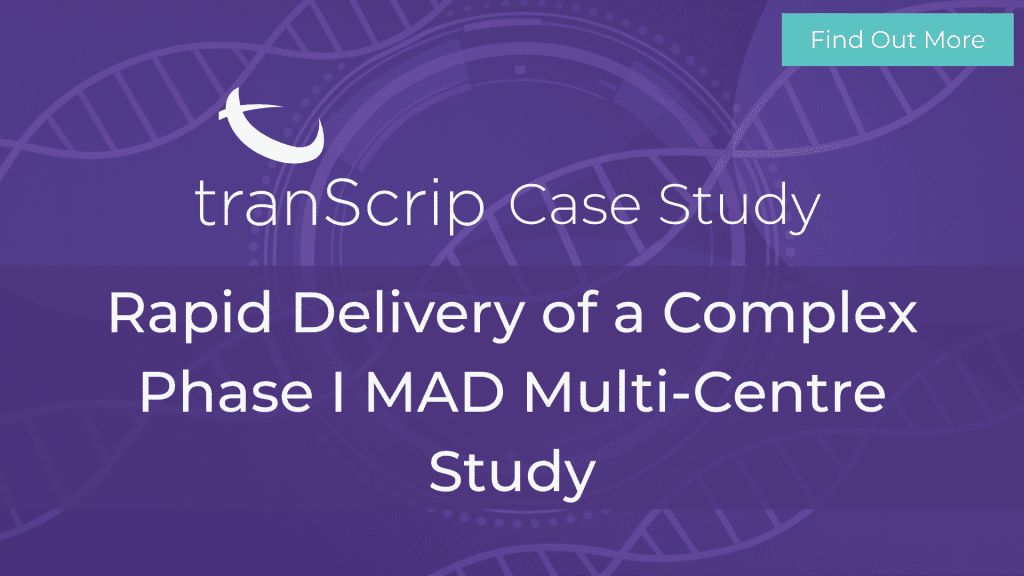 Rapid Delivery of a Complex Phase I MAD Multi-Centre Study