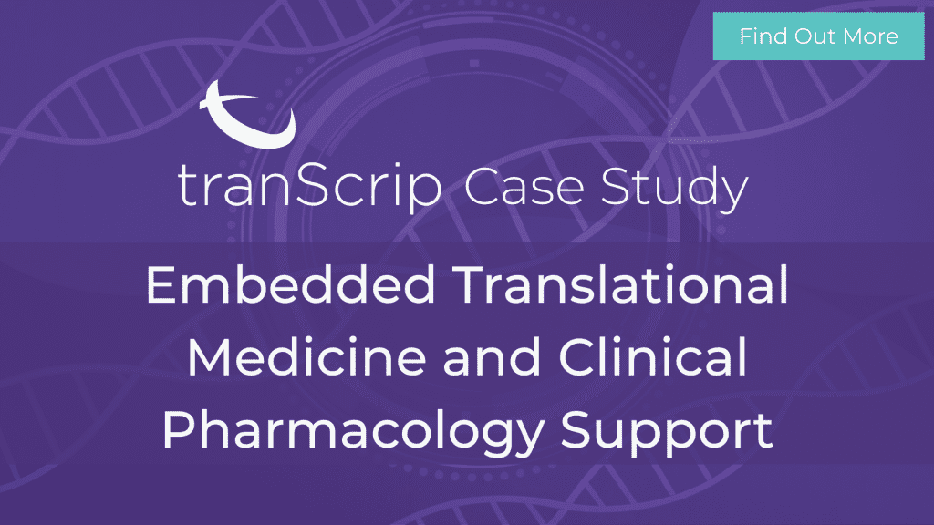 Embedded Translational Medicine and Clinical Pharmacology Support