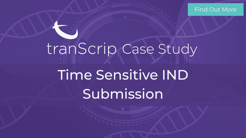 Time Sensitive IND Submission